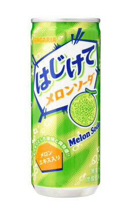 三佳利炭酸飲料 蜜瓜味-罐裝