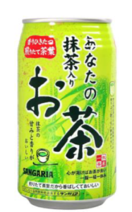 日本三佳利綠茶飲料 抹茶-罐裝
