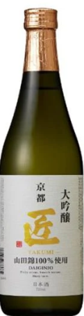 日本京姬（匠） 山田錦大吟釀 （金賞受賞） 精米步合：50% （山田錦100%使用）