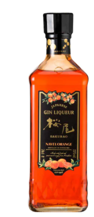 日本櫻尾臍橙味氈酒